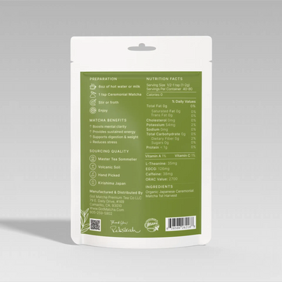 Organic Ceremonial Japanese Matcha - 80g - chagit360