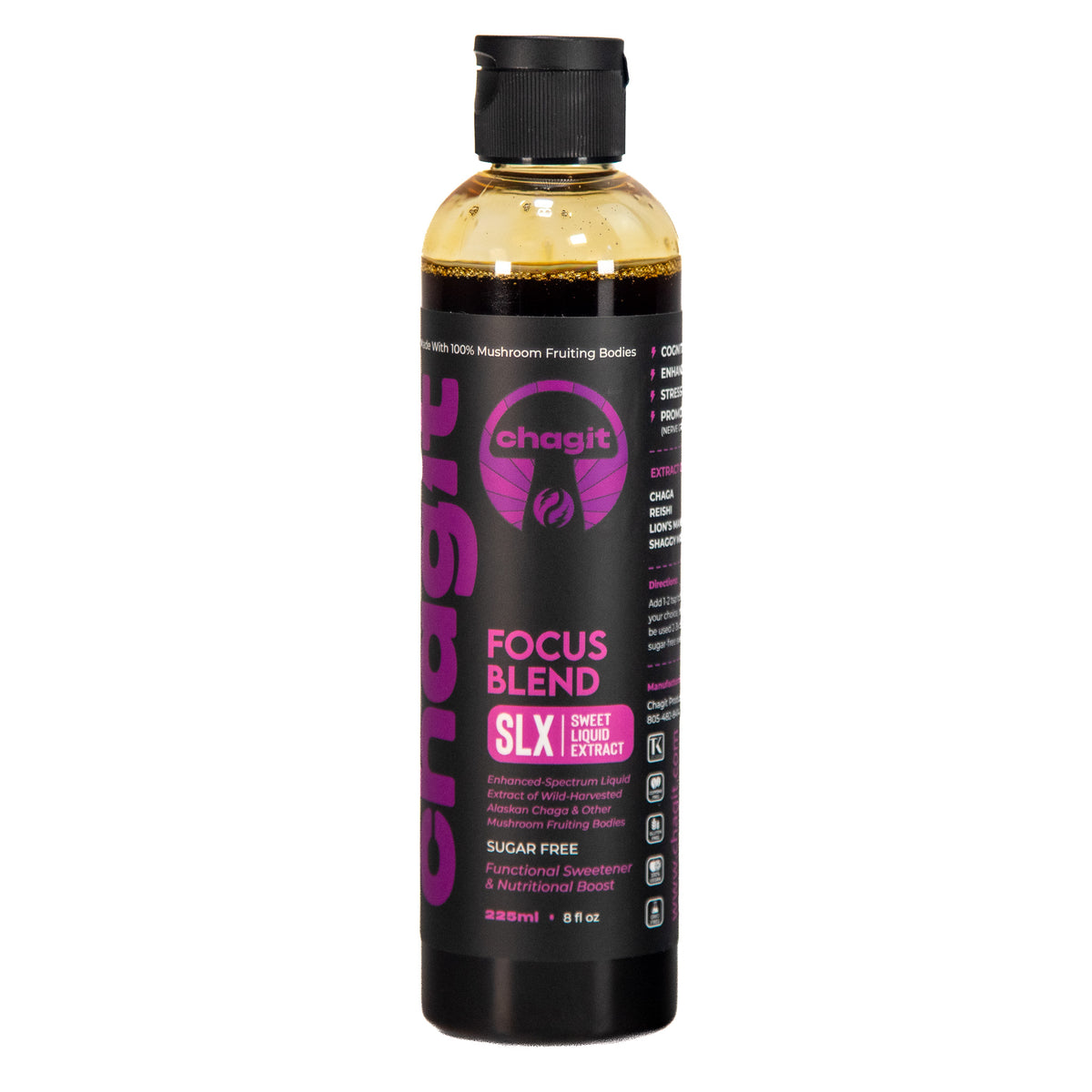 SLX Focus Blend – lion's mane, chaga, reishi, shaggy mane